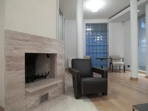 Natural Stone Fireplace Surrounding