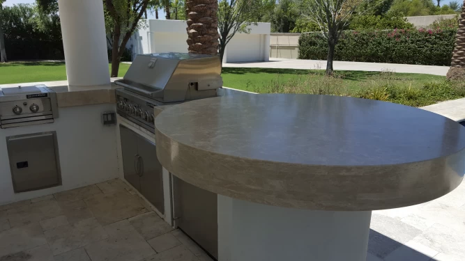 Natural Stone outdoor kitchen